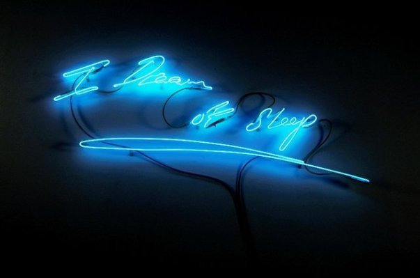 Tracey Emin, I Dream of Sleep, 2002.