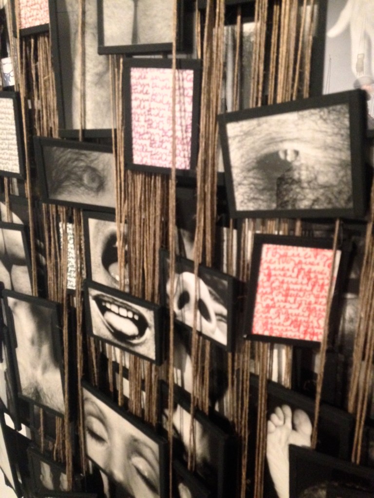 Annette Messager, detail from 'Mes voeux - My Vows', 1989. Viewed at MCA Sydney