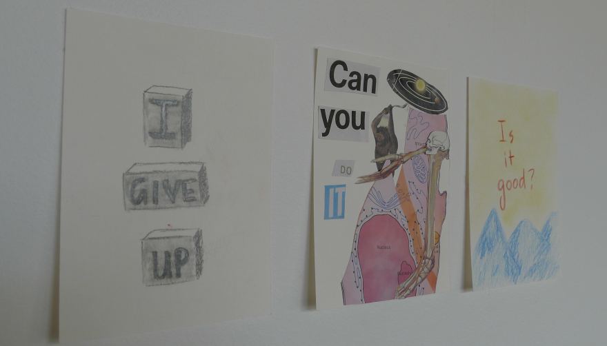 Here is a little bit more of the 'I love art' series. 