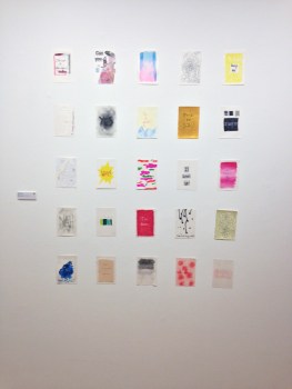 'I love art' installation view. George Paton Gallery, November 2014.