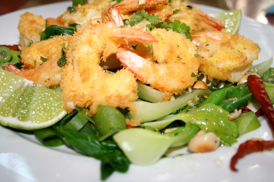 Here's a little spicy prawn dish I made a little while ago.